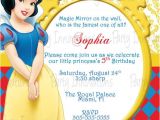 Snow White Birthday Invitation Template Snow White Birthday Party Invitations Free Invitation