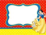 Snow White Birthday Invitation Template Snow White Free Printable Invitations Labels or Cards