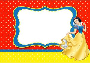 Snow White Birthday Invitation Template Snow White Free Printable Invitations Labels or Cards
