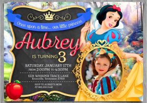 Snow White Birthday Invitation Template Snow White Invitation Disney Snow White Invite Snow White