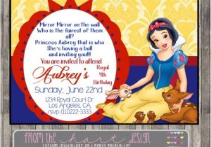 Snowball Party Invitations Snow White Invitation for Birthday Party or Baby Shower
