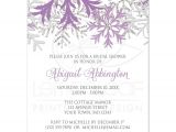Snowflake Bridal Shower Invitations Bridal Shower Invitations Winter Snowflake Purple Silver