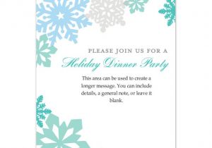 Snowflake Party Invitation Template Holiday Colorful Snowflakes Invitations Cards On Pingg Com