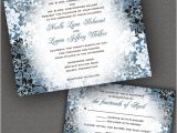 Snowflake themed Wedding Invitations 5 Winter Wedding Wonderland Ideas From Etsy