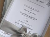 Snowflake themed Wedding Invitations Winter themed Luxury Boxed Wedding Invitation Large