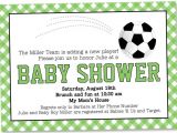 Soccer Ball Baby Shower Invitations soccer Baby Shower Invitation