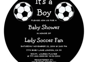 Soccer Ball Baby Shower Invitations soccer Ball Sports Its A Boy Girl Baby Shower