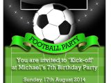 Soccer Birthday Party Invitation Templates Free Birthday Invites Awesome Birthday soccer Party