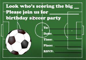 Soccer Birthday Party Invitation Templates Free Kids Birthday Party Invitations Free Printable