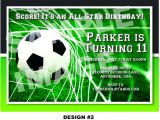 Soccer Birthday Party Invitation Templates Free soccer Party Invitations Template Best Template Collection