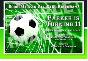 Soccer Birthday Party Invitation Templates Free soccer Party Invitations Template Best Template Collection