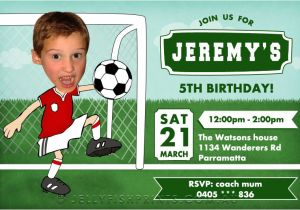 Soccer Invitations for Birthday Party soccer Birthday Invitations Printable