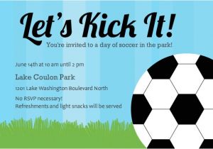 Soccer Party Invitation Template 40th Birthday Ideas soccer Birthday Invitation Templates Free