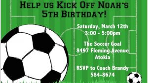 Soccer Party Invitation Template Free soccer Party Invitation
