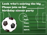 Soccer Party Invitation Template Kids Birthday Party Invitations Free Printable