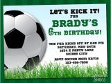 Soccer Party Invitation Template soccer Invitation Printable Football Birthday Invite