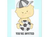 Soccer themed Baby Shower Invitations Cute soccer Baby Shower Invitation
