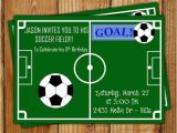 Soccer themed Birthday Party Invitations soccer Party Invitation Goal Pinterest soccer