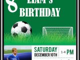 Soccer themed Birthday Party Invitations soccer Photo Birthday Party Invitations Digital File Diy