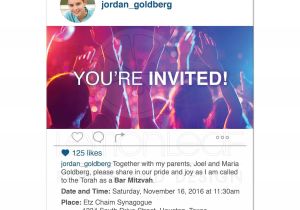 Social Media Party Invitations social Media Bar Mitzvah Invitation