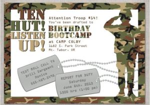 Soldier Birthday Party Invitations 40 Best Army Invitations Images On Pinterest Birthday