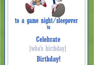 Sonic Birthday Party Invitations It S A sonic Party Snippets Of Design