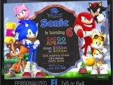 Sonic Birthday Party Invitations sonic Invitation sonic Birthday Party sonic Knuckles