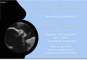 Sonogram Baby Shower Invitation Templates Cu563 Baby Shower Ultrasound Baby Boy Baby Shower