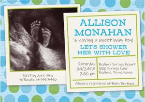 Sonogram Baby Shower Invitation Templates Ultrasound Photo Baby Boy Shower Invite Omg S