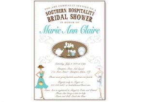 Southern Bridal Shower Invitations southern Hospitality themed Bridal Shower Invitation On Luulla