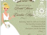 Southern Bridal Shower Invitations southern Magnolia Romance Bridal Shower Invitations