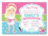 Spa Party Invitation Template Spa Party Invitation Spa Birthday Party Invitation