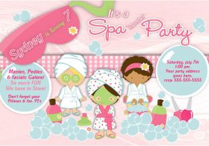 Spa Party Invitation Template Spa Party Invitations are Easy to Make You Can Start