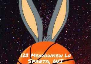 Space Jam Party Invitations Space Jam and Spaces On Pinterest