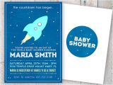 Space themed Baby Shower Invitations Outer Space Baby Shower Invitation Space Baby Shower