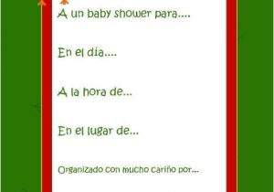 Spanish Baby Shower Invitation Wording Pollito Spanish Baby Shower Invitation Printable