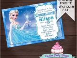 Spanish Birthday Party Invitations Spanish Frozen Printable Invitation Custom by