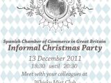 Spanish Christmas Party Invitations Informal Christmas Party Spanish Chamber Of Commerce In