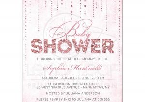 Sparkle Baby Shower Invitations Glitter Baby Shower Invitations – Gangcraft