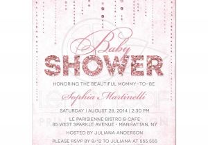 Sparkly Baby Shower Invitations Glitter Baby Shower Invitations – Gangcraft
