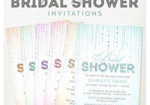 Sparkly Bridal Shower Invitations 25 Best Glitter Bridal Showers Ideas On Pinterest