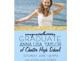 Sparkly Graduation Invitations Personalized Glitter Graduation Invitations