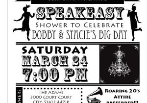 Speakeasy Party Invitation top Speakeasy soiree Invitation Images for Pinterest Tattoos