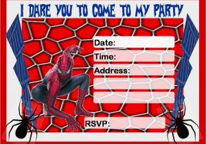 Spiderman Birthday Invitation Template Free Spiderman Party Ideas Creative Printables