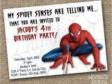 Spiderman Birthday Invitation Template Spider Hero Birthday Invitation Printable Invite
