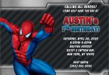 Spiderman Birthday Invitation Template Spiderman Birthday Invitations Kustom Kreations