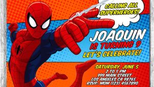 Spiderman Birthday Invitation Template Spiderman Invitation Spiderman Birthday Invitation Free