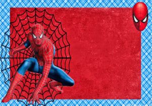 Spiderman Birthday Invitation Template Spiderman Invitations Cards