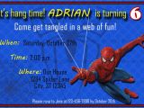 Spiderman Birthday Invitation Template Spiderman Printable Birthday Invitation