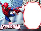 Spiderman Party Invitation Template Free Awesome Free Printable Spider Man Birthday Invitation